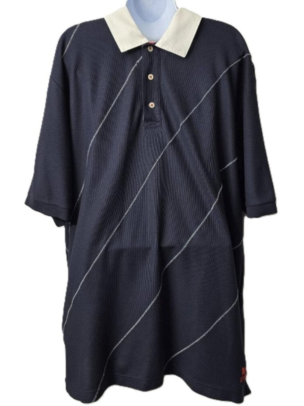 Brooks Brothers Rugby Polo XL Preppy Shirt Embroider Blue Red Sail Boat Nautical